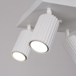 Ceiling Lamp Karbon 4 White Cluster Ceiling Lights Great Lighting UK Ltd