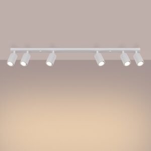 Ceiling Lamp Karbon 6l White Track Lighting Great Lighting UK Ltd