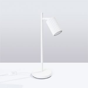 Table Lamp Karbon White Modern Table Lamps Great Lighting UK Ltd
