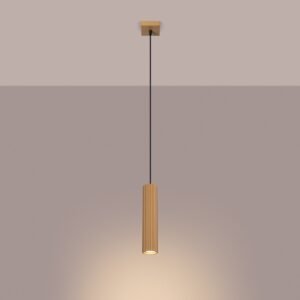 Pendant Lamp Karbon 1 Gold Modern Single Pendants Great Lighting UK Ltd