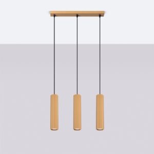Pendant Lamp Karbon 3l Gold Multi Pendants Great Lighting UK Ltd