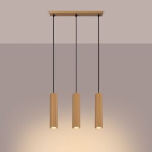 Pendant Lamp Karbon 3l Gold Multi Pendants Great Lighting UK Ltd