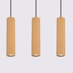 Pendant Lamp Karbon 3l Gold Multi Pendants Great Lighting UK Ltd