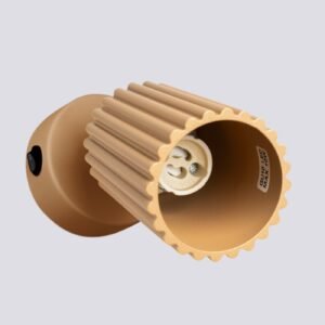 Wall Lamp Karbon Gold With A Switch Single Wall Lights Great Lighting UK Ltd
