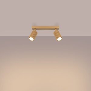 Ceiling Lamp Karbon Two Light Gold 2 Light Spotlight Great Lighting UK Ltd