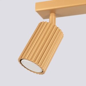 Ceiling Lamp Karbon Two Light Gold 2 Light Spotlight Great Lighting UK Ltd