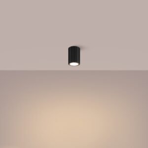 Ceiling Lamp Karbon 10 Black Single Ceiling Lights Great Lighting UK Ltd