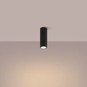 Ceiling Lamp Karbon 20 Black Single Ceiling Lights Great Lighting UK Ltd