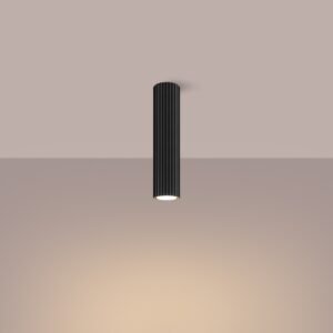 Ceiling Lamp Karbon 30 Black Single Ceiling Lights Great Lighting UK Ltd