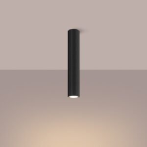 Ceiling Lamp Karbon 40 Black Single Ceiling Lights Great Lighting UK Ltd