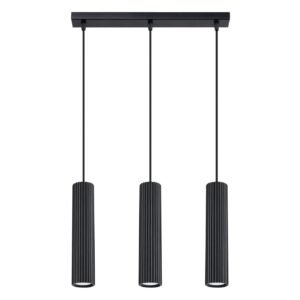 Pendant Lamp Karbon 3l Black Multi Pendants Great Lighting UK Ltd