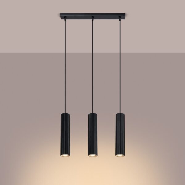 Pendant Lamp Karbon 3l Black - Image 3