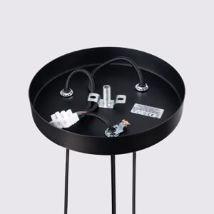 Pendant Lamp Karbon 3p Black Multi Pendants Great Lighting UK Ltd