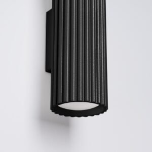 Wall Lamp Karbon 30 Black Double Wall Lights Great Lighting UK Ltd