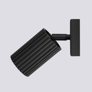 Wall Lamp Karbon Black Single Wall Lights Great Lighting UK Ltd