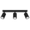 Ceiling Lamp Karbon 3l Black Kitchen Track Lighting Great Lighting UK Ltd