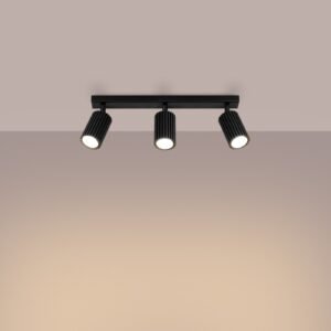 Ceiling Lamp Karbon 3l Black Track Lighting Great Lighting UK Ltd
