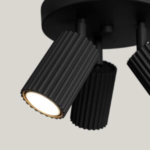 Ceiling Lamp Karbon 3p Black Cluster Ceiling Lights Great Lighting UK Ltd