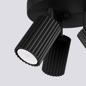 Ceiling Lamp Karbon 3p Black Cluster Ceiling Lights Great Lighting UK Ltd