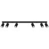 Ceiling Lamp Karbon 6l Black Track Lighting Great Lighting UK Ltd