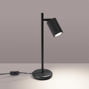 Table Lamp Karbon Black Modern Table Lamps Great Lighting UK Ltd