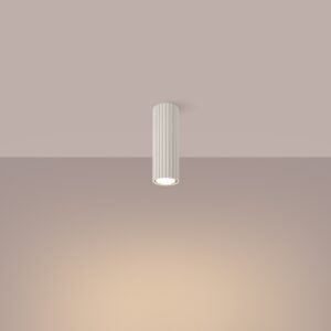 Ceiling Lamp Karbon 20 Ivory Single Ceiling Lights Great Lighting UK Ltd