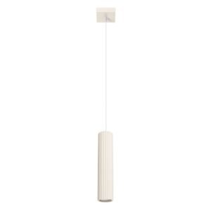 Pendant Lamp Karbon 1 Ivory Modern Single Pendants Great Lighting UK Ltd