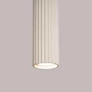 Pendant Lamp Karbon 1 Ivory Modern Single Pendants Great Lighting UK Ltd