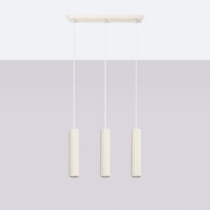 Pendant Lamp Karbon 3l Ivory Multi Pendants Great Lighting UK Ltd