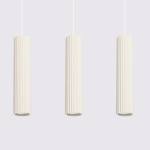 Pendant Lamp Karbon 3l Ivory Multi Pendants Great Lighting UK Ltd
