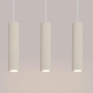 Pendant Lamp Karbon 3l Ivory Multi Pendants Great Lighting UK Ltd