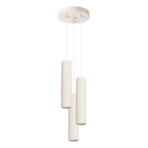Pendant Lamp Karbon 3p Ivory Multi Pendants Great Lighting UK Ltd