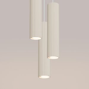 Pendant Lamp Karbon 3p Ivory Multi Pendants Great Lighting UK Ltd