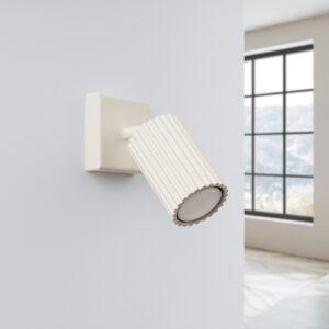 Wall Lamp Karbon Ivory Single Wall Lights Great Lighting UK Ltd