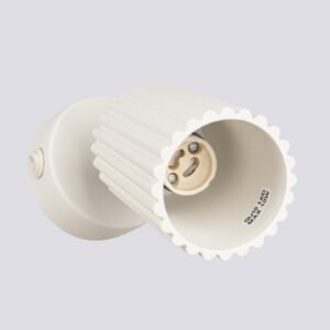 Wall Lamp Karbon Ivory Single Wall Lights Great Lighting UK Ltd