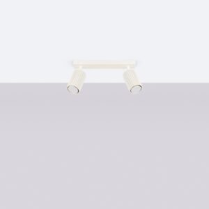 Pendant Lamp Karbon 2 Light Ivory Track Lighting Great Lighting UK Ltd