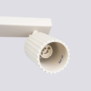 Pendant Lamp Karbon 2 Light Ivory Track Lighting Great Lighting UK Ltd