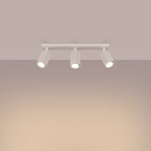 Pendant Lamp Karbon 3 Light Ivory Track Lighting Great Lighting UK Ltd