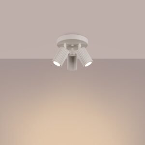 Pendant Lamp Karbon 3 Light Round Ivory Cluster Ceiling Lights Great Lighting UK Ltd