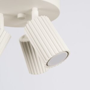 Pendant Lamp Karbon 3 Light Round Ivory Cluster Ceiling Lights Great Lighting UK Ltd