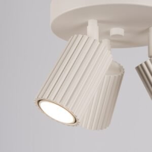 Pendant Lamp Karbon 3 Light Round Ivory Cluster Ceiling Lights Great Lighting UK Ltd