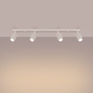 Pendant Lamp Karbon 4 Light Track Ivory Track Lighting Great Lighting UK Ltd