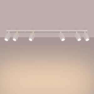 Pendant Lamp Karbon 6 Light Track Ivory Track Lighting Great Lighting UK Ltd