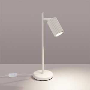 Table Lamp Karbon Ivory Modern Table Lamps Great Lighting UK Ltd