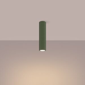 Tall 30cm Ceiling Light Olive Green Single Ceiling Lights Great Lighting UK Ltd