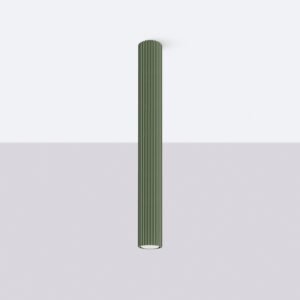 Tall 60cm Ceiling Light Olive Green Single Ceiling Lights Great Lighting UK Ltd