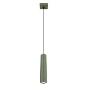 Pendant Lamp Karbon 1p Olive Green Modern Single Pendants Great Lighting UK Ltd