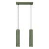 Pendant Lamp Karbon Two Light Olive Green Multi Pendants Great Lighting UK Ltd