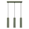 Pendant Lamp Karbon 3p Olive Green Multi Pendants Great Lighting UK Ltd