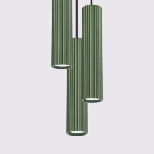 Pendant Lamp Karbon 3 Olive Green Bedroom Pendant Lights Great Lighting UK Ltd